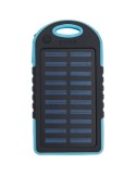 Power bank solaire en ABS et gomme Arin Matières : caoutchouc Couleurs : bleu