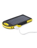 Power bank solaire en ABS et gomme Arin Matières : caoutchouc Couleurs : bleu cadeau affaires élégant