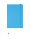 Carnet A5 avec couverture PU recyclé Eva Matières : caoutchouc Couleurs : bleu clair objet promotionnel éco-responsable