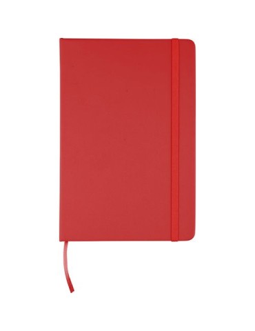 Carnet A5 avec couverture PU recyclé Eva Matières : caoutchouc Couleurs : rouge impression haute définition