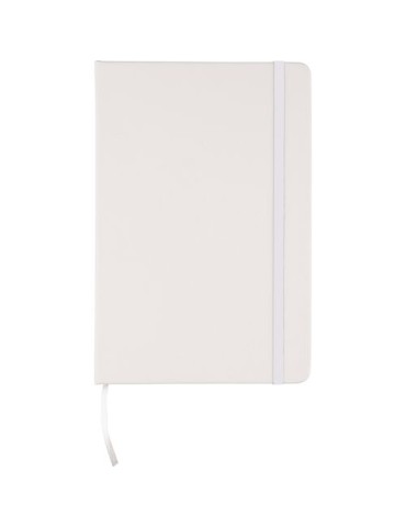 Carnet A5 avec couverture PU recyclé Eva Matières : caoutchouc Couleurs : blanc livraison express 24h 48h