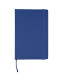 Carnet A5 avec couverture PU recyclé Eva Matières : caoutchouc Couleurs : bleu cadeau entreprise pas cher