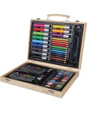 Coffret à dessin en bois Thessaly Matières : bois Couleurs : brun personnalisable avec votre logo