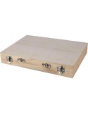 Coffret à dessin en bois Thessaly Matières : bois Couleurs : brun goodies publicitaire événementiel