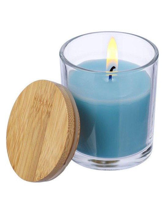 Bougie dans un contenant en verre Riven