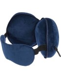 Ensemble d’oreillers de voyage Lontine Matières : coton Couleurs : bleu goodies publicitaire événementiel