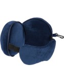 Ensemble d’oreillers de voyage Lontine Matières : coton Couleurs : bleu goodies entreprise design