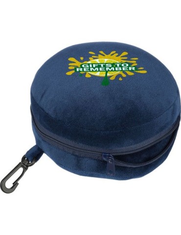 Ensemble d’oreillers de voyage Lontine Matières : coton Couleurs : noir personnalisable avec votre logo