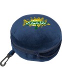 Ensemble d’oreillers de voyage Lontine Matières : coton Couleurs : noir personnalisable avec votre logo