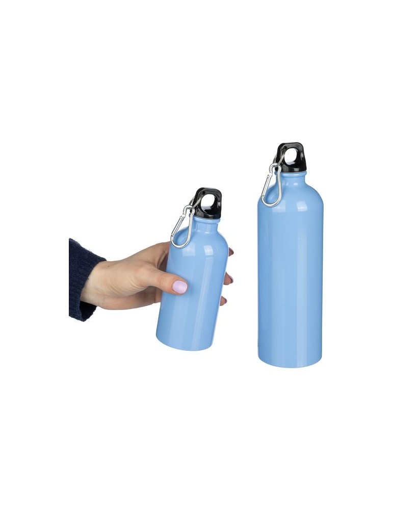 Gourde simple paroi de 400 ml en acier inoxydable recyclé Sable