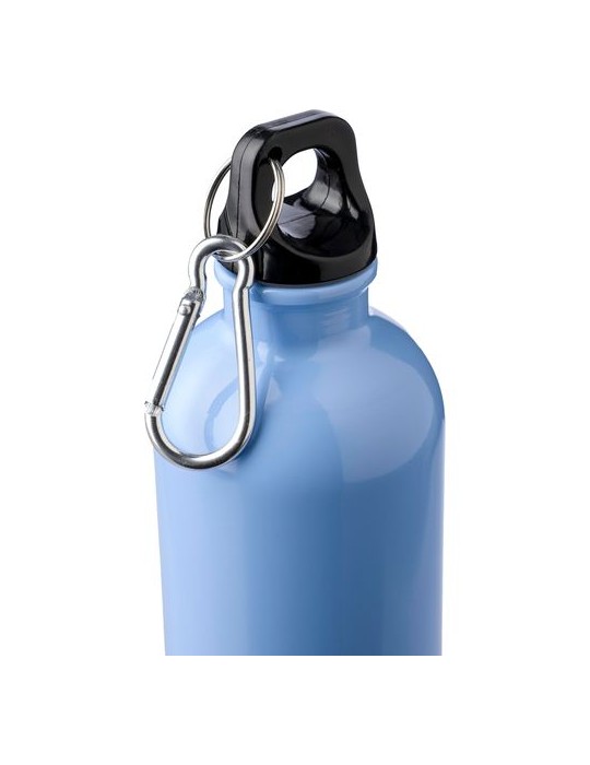 Gourde simple paroi de 400 ml en acier inoxydable recyclé Sable