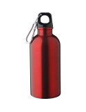 Gourde simple paroi de 400 ml en acier inoxydable recyclé Sable Matières : aluminium Couleurs : rouge cadeau entreprise pas cher