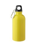 Gourde simple paroi de 400 ml en acier inoxydable recyclé Sable Matières : aluminium Couleurs : jaune impression haute définitio