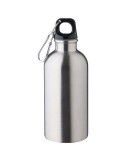 Gourde simple paroi de 400 ml en acier inoxydable recyclé Sable Matières : aluminium Couleurs : argenté livraison express 24h 48