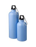 Gourde simple paroi de 400 ml en acier inoxydable recyclé Sable Matières : aluminium Couleurs : rose marquage couleur éclatante