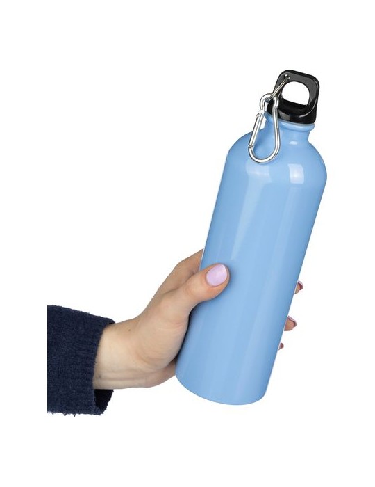 Gourde simple paroi de 750 ml en acier inoxydable recyclé Emeric