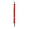 Stylo à bille  en aluminium recyclé personnalisable - BERN RA Matières : aluminium recyclé  Couleurs : rouge impression logo hau