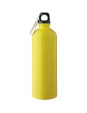 Gourde simple paroi de 750 ml en acier inoxydable recyclé Emeric Matières : aluminium Couleurs : jaune personnalisable avec votr