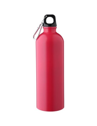 Gourde simple paroi de 750 ml en acier inoxydable recyclé Emeric Matières : aluminium Couleurs : rose personnalisation rapide en