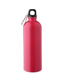 Gourde simple paroi de 750 ml en acier inoxydable recyclé Emeric Matières : aluminium Couleurs : rose personnalisation rapide en