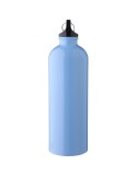 Gourde simple paroi de 750 ml en acier inoxydable recyclé Emeric Matières : aluminium Couleurs : argenté marquage laser ultra pr