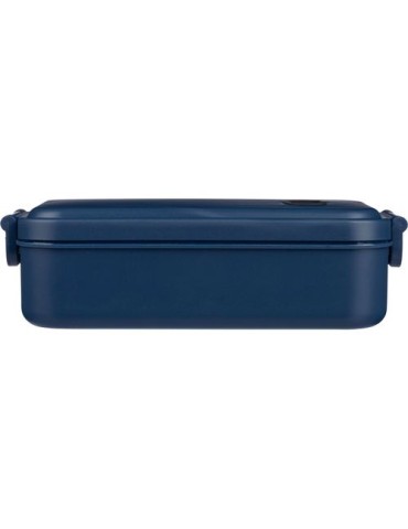 Lunch box en PP d’une capacité de 800 ml Ondine Matières : silicone Couleurs : bleu cadeau entreprise pas cher