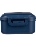 Lunch box en PP d’une capacité de 800 ml Ondine Matières : silicone Couleurs : bleu marquage couleur éclatante