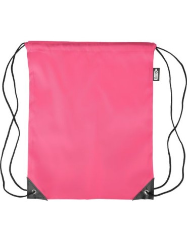 Sac à dos en polyester rPET recyclé Enrique Matières : PET recyclé Couleurs : rose personnalisation rapide en France