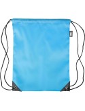Sac à dos en polyester rPET recyclé Enrique Matières : PET recyclé Couleurs : bleu clair marquage laser ultra précis