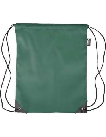 Sac à dos en polyester rPET recyclé Enrique Matières : PET recyclé Couleurs : vert impression haute définition
