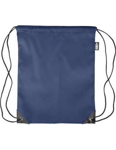 Sac à dos en polyester rPET recyclé Enrique Matières : PET recyclé Couleurs : bleu personnalisable avec votre logo