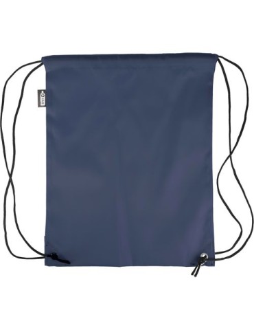 Sac à dos en polyester rPET recyclé Enrique Matières : PET recyclé Couleurs : bleu goodies publicitaire durable