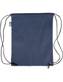 Sac à dos en polyester rPET recyclé Enrique Matières : PET recyclé Couleurs : bleu goodies publicitaire durable