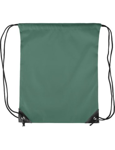 Sac à dos en polyester recyclé Steffi Matières : polyester Couleurs : vert objet promotionnel éco-responsable