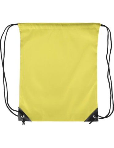Sac à dos en polyester recyclé Steffi Matières : polyester Couleurs : jaune personnalisation rapide en France