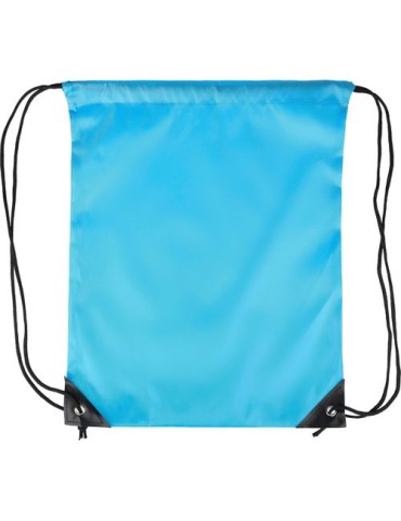 Sac à dos en polyester recyclé Steffi Matières : polyester Couleurs : bleu clair accessoire événementiel unique