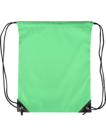 Sac à dos en polyester recyclé Steffi Matières : polyester Couleurs : vert clair marquage laser ultra précis