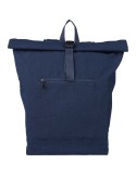 Sac à dos porte-ordinateur en polycoton 330 g/m2 Thaddeux Couleurs : bleu