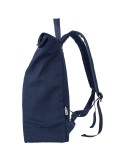 Sac à dos porte-ordinateur en polycoton 330 g/m2 Thaddeux Couleurs : beige impression logo haute qualité