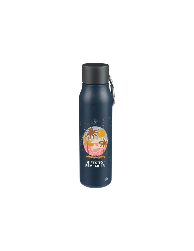 Gourde double paroi de 600 ml en acier inoxydable recyclé Cassian
