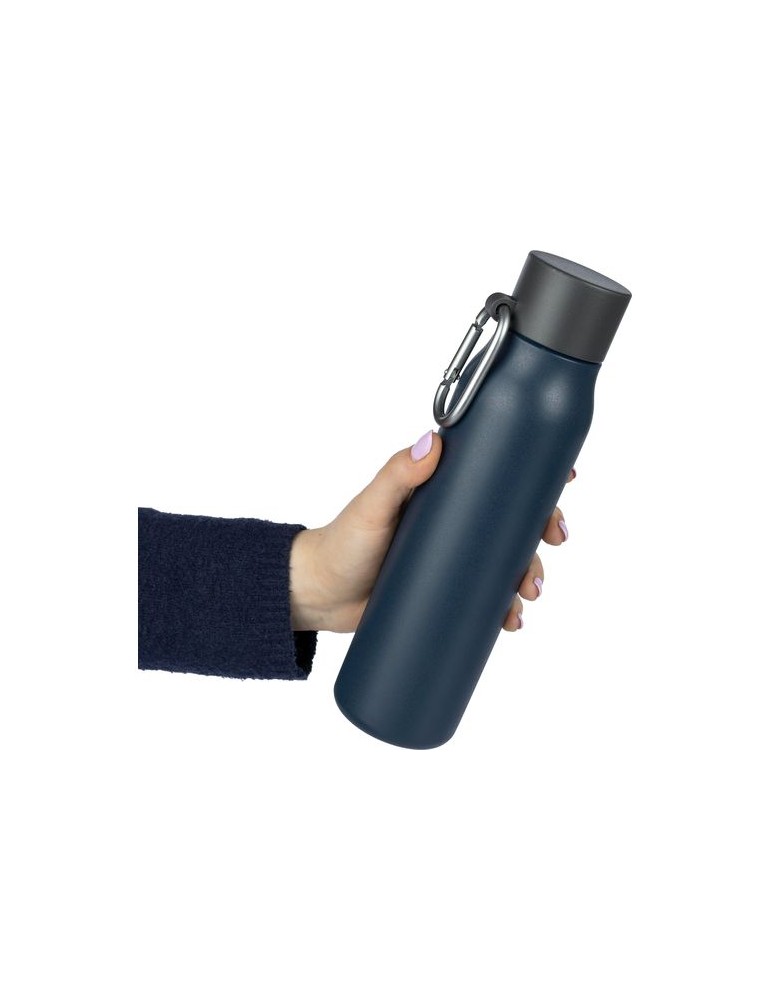 Gourde double paroi de 600 ml en acier inoxydable recyclé Cassian