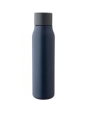 Gourde double paroi de 600 ml en acier inoxydable recyclé Cassian Matières : acier inoxydable Couleurs : bleu goodies publicitai