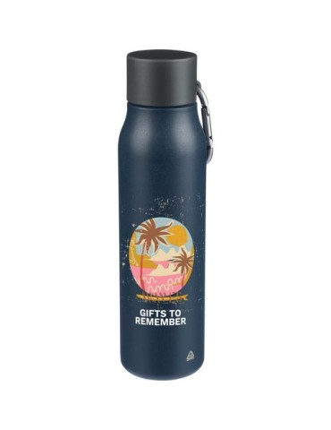 Gourde double paroi de 600 ml en acier inoxydable recyclé Cassian Matières : acier inoxydable Couleurs : blanc livraison express