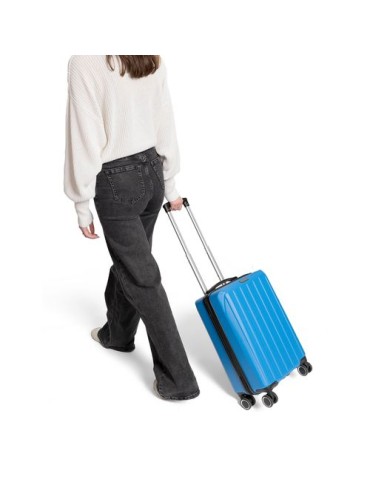 Trolley en ABS avec coque rigide Alaric Matières : métal Couleurs : bleu goodies entreprise design
