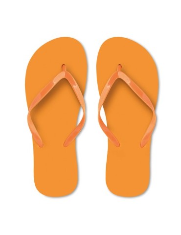 HONOLULU Tongs PE L Couleurs : orange Pointure : L cadeau entreprise pas cher