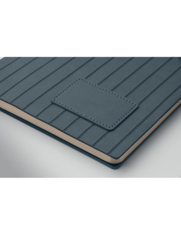 TINTRAY Carnet A5 effet patine Matières : papier recyclé Couleurs : bleu goodies personnalisé en stock