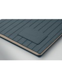 TINTRAY Carnet A5 effet patine Matières : papier recyclé Couleurs : bleu goodies personnalisé en stock