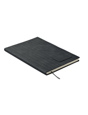TINTRAY Carnet A5 effet patine Matières : papier recyclé Couleurs : noir cadeau entreprise pas cher
