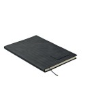 TINTRAY Carnet A5 effet patine Matières : papier recyclé Couleurs : noir cadeau entreprise pas cher