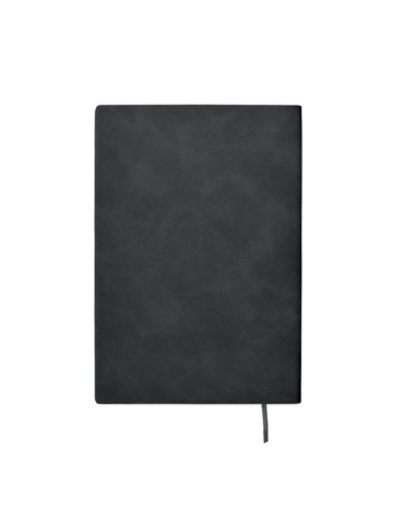 TINTRAY Carnet A5 effet patine Matières : papier recyclé Couleurs : noir personnalisation rapide en France